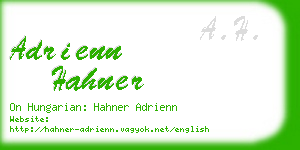 adrienn hahner business card